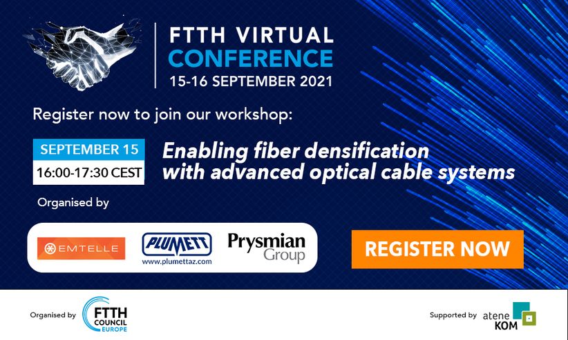 FTTH Virtual conference from15th to 16th September 2021